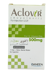 Aclovir 500mg Injection