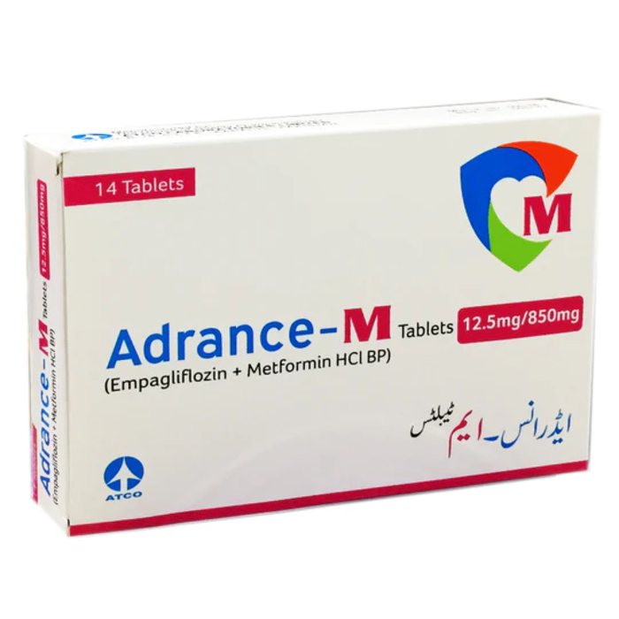 Adrance M 12.5mg/850mg Tablets (14s)