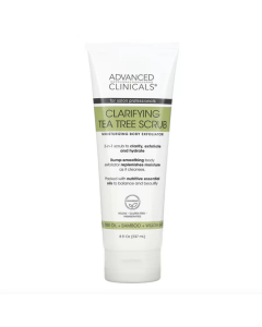 Advanced clinicals scrub 237ml tea tree