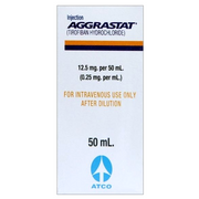 Aggrastat 12.5mg/50ml 50ml Injection
