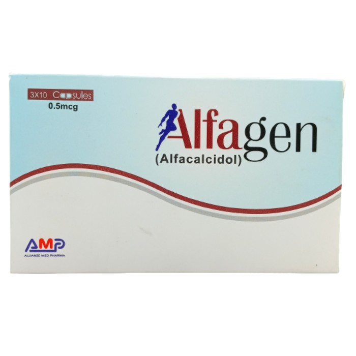 Alfagen 0.5mcg Capsules (30s)