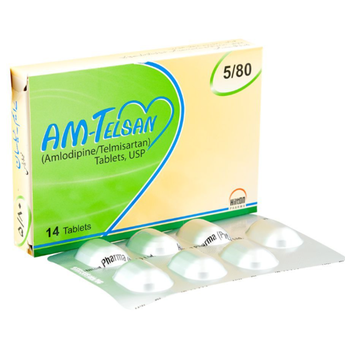 Am Telsan 5mg/80mg Tablets (14s)