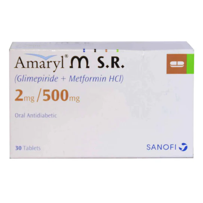Amaryl M SR 2mg/500mg Tablets (30s)