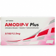 Amodip V Plus 5mg/160mg/12.5mg Tablets (12s)