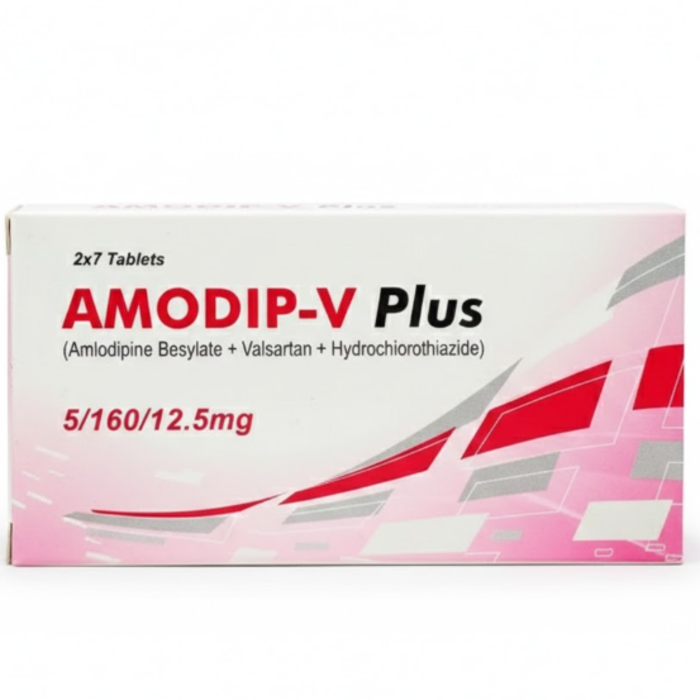 Amodip V Plus 5mg/160mg/12.5mg Tablets (12s)