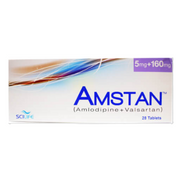 Amstan 5mg 160mg Tablets.