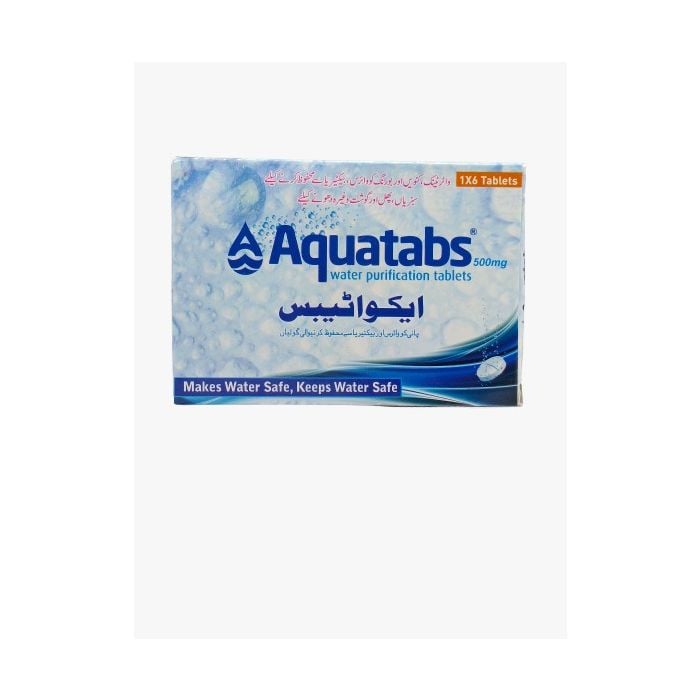 Aqua Tablets 6s 500mg