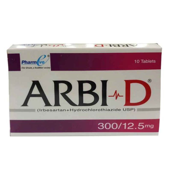 Arbi D 300mg/12.5mg Tablets (10s)