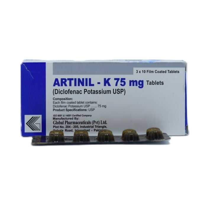 Artinil K 75mg Tablets 30s