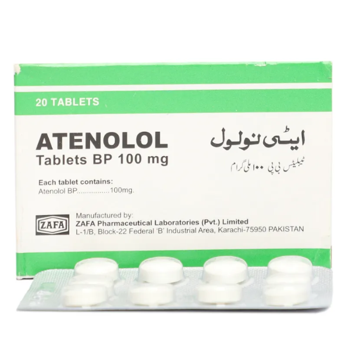 Atenolol 100mg Tablets (20s)