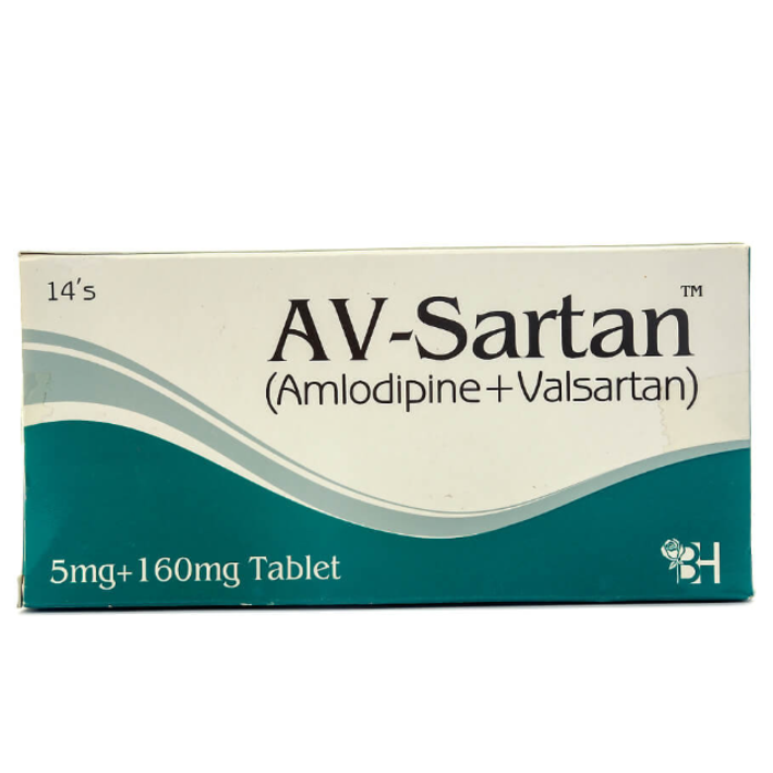 Av Sartan 5mg/160mg Tablets (14s)