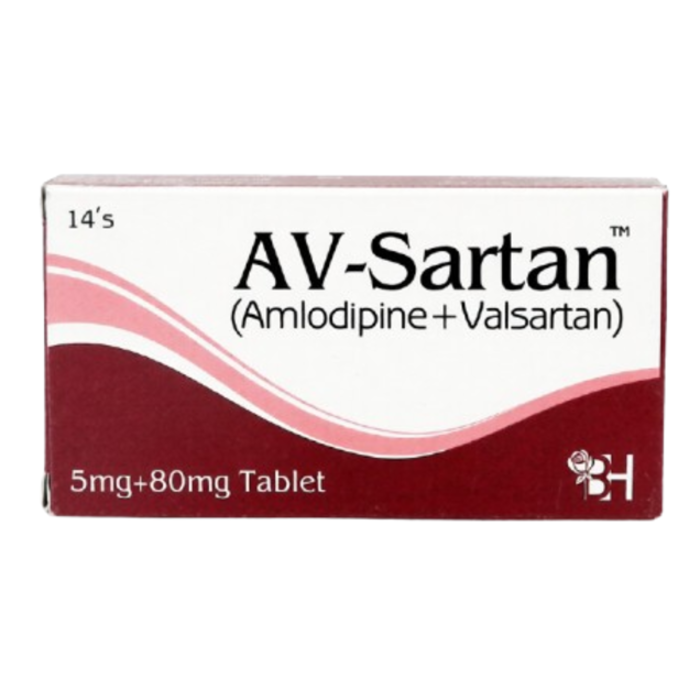 Av Sartan 5mg/80mg Tablets (14s)