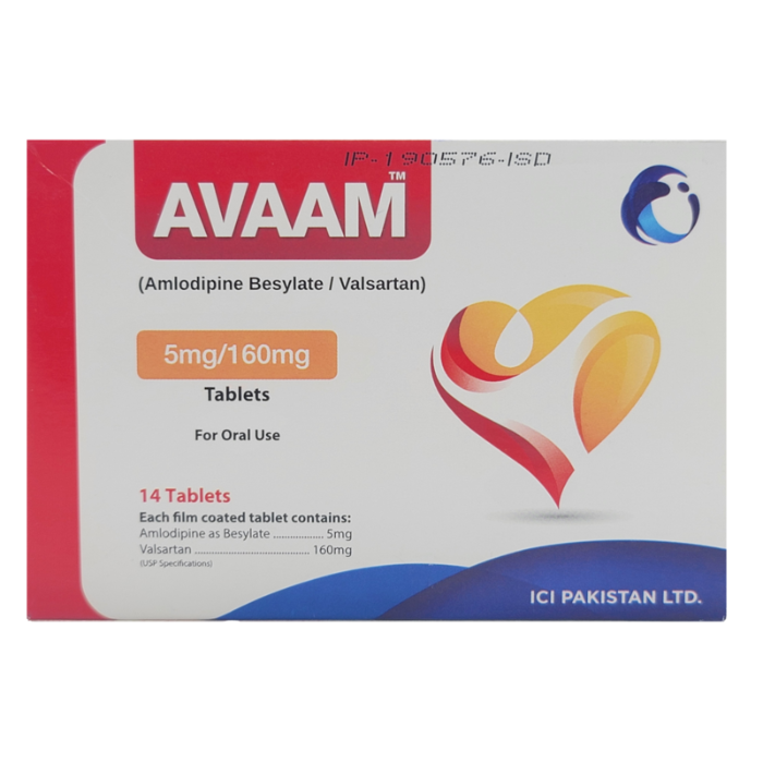 Avaam 5mg/160mg Tablets (14s)
