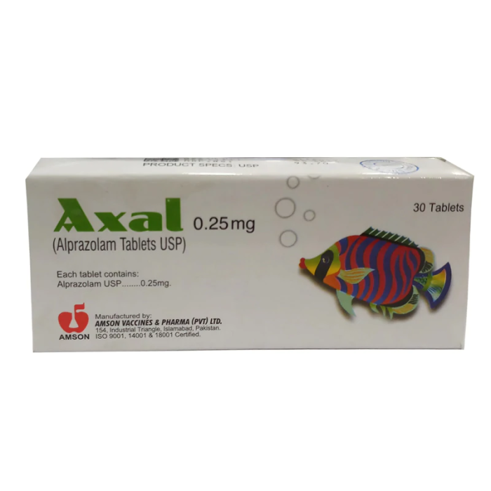 Axal 0.25mg Tablets