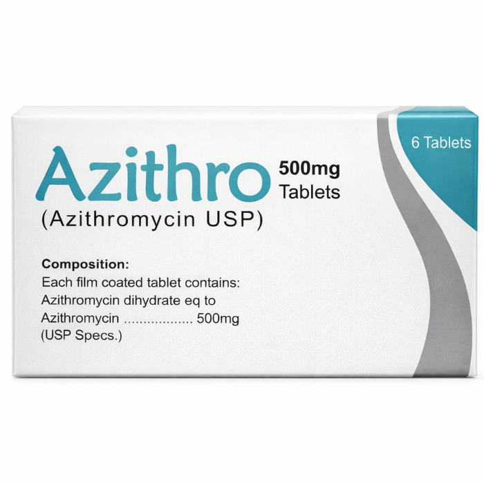 Azithro 500mg Tablets (6s)