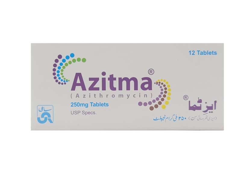 Azitma 250mg Tablets (12s)