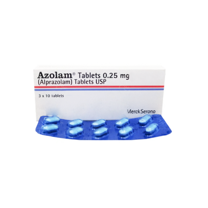Azolam 0.25mg Tablets