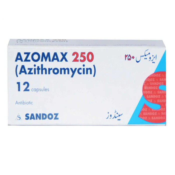 Azomax 250mg Capsules (12s)