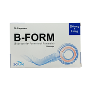 B Form 200mcg 6mcg Capsules 30s