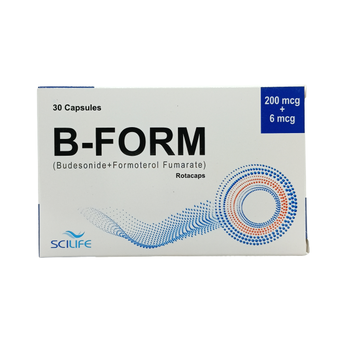 B Form 200mcg 6mcg Capsules 30s