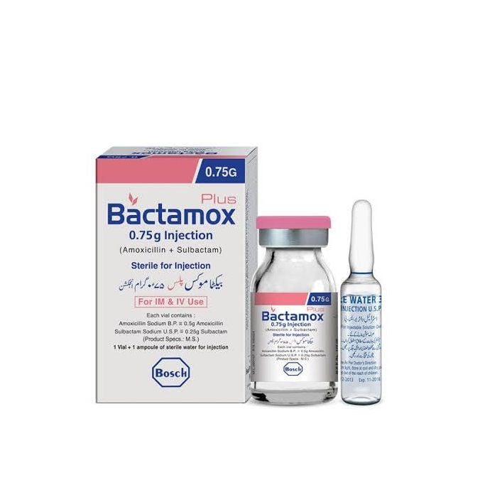 Bactamox Plus 0.75g Inj Im Iv