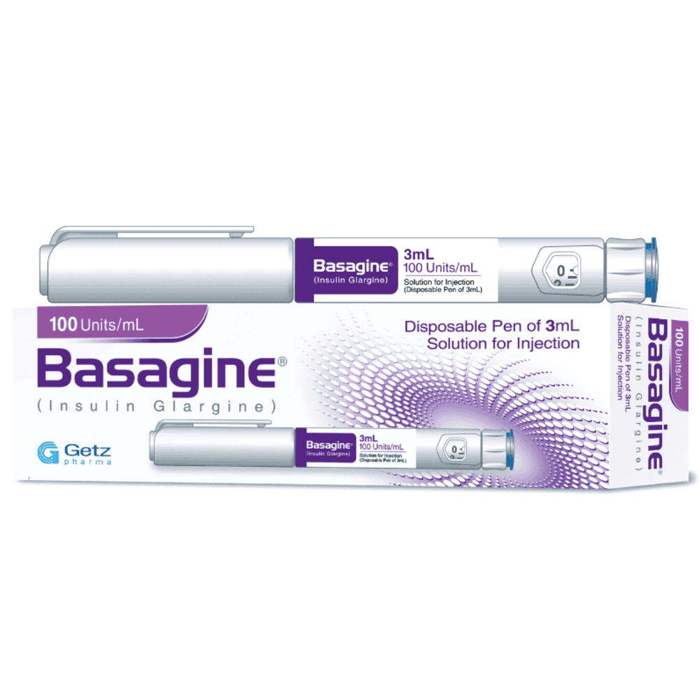 Basagine Disposable Pen 3ml 100 Units/Ml