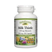 Base 6 Milk Thistle 150mg 250mg Capsules 90s Natural Factor