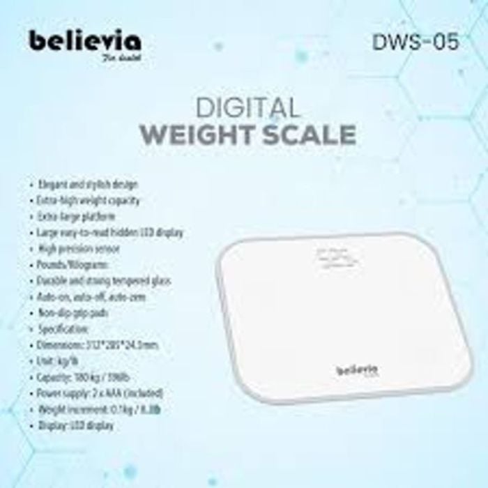 Believia Dws005 Digital Weight Scale