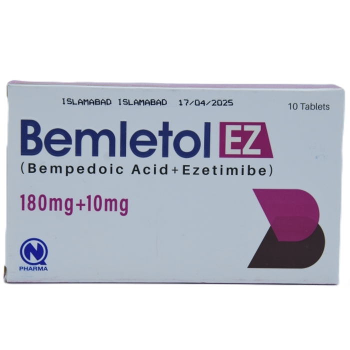 Bemletol Ez 180mg/10mg Tablets (10s)