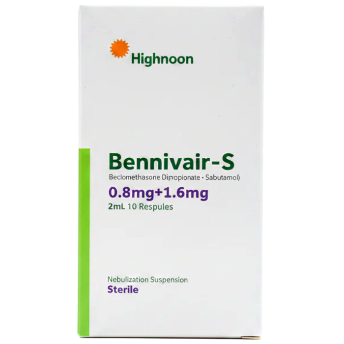 Bennivair S 0.8mg/1.6mg Respule 2ml (10s)