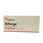 Biforge 5mg 80mg Tablets 30s