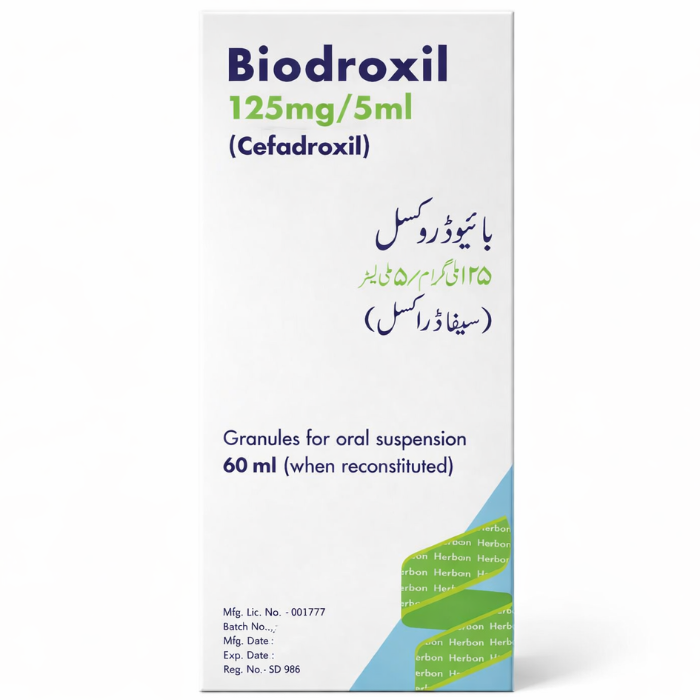Biodroxil 125mg Syrup