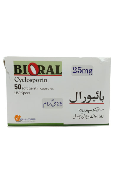 Bioral 25mg Softgel Capsules