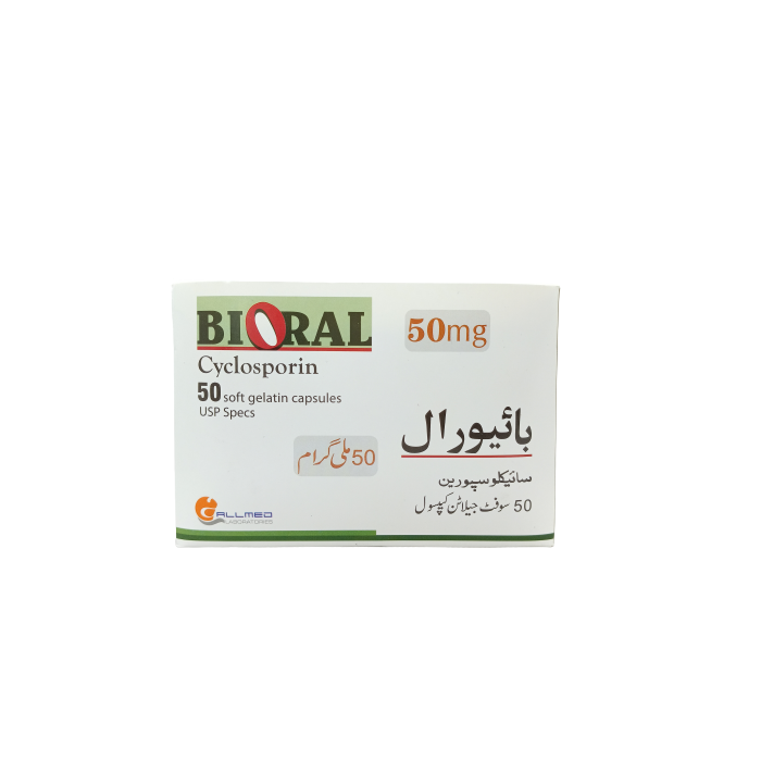 Bioral 50mg Softgel Capsules
