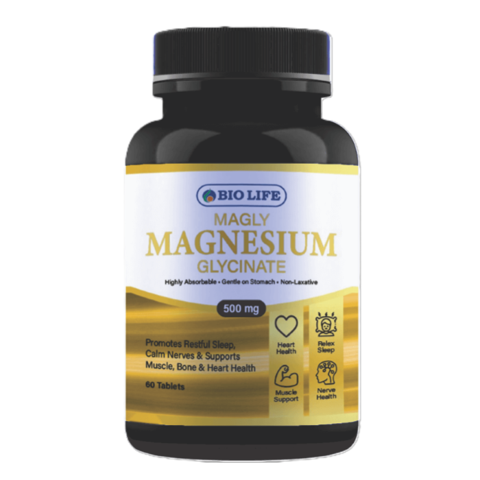Bl magly magnesium glycinate 500mg