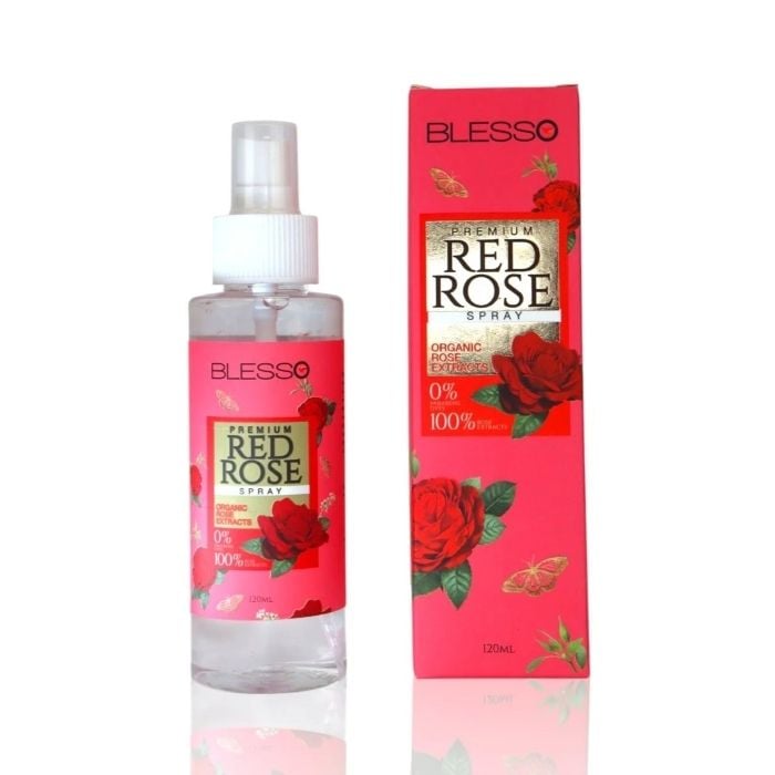 Blesso rose water 120ml red rose