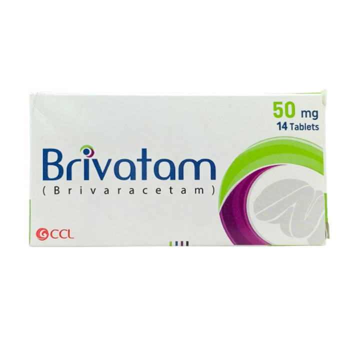 Brivatam 50mg Tablets (14s)