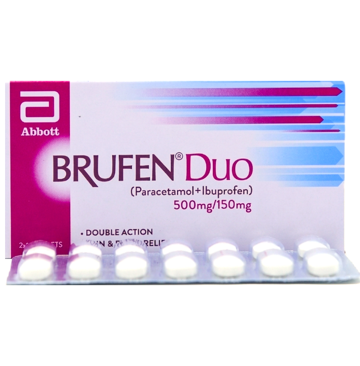 Brufen Duo 500mg/150mg Tablets (28s)