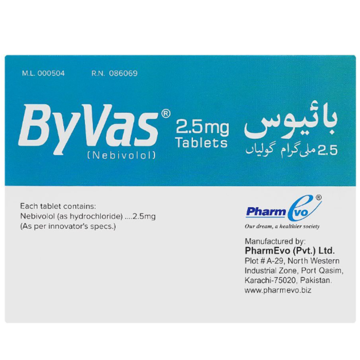 Byvas 2.5mg Tablets (14s)