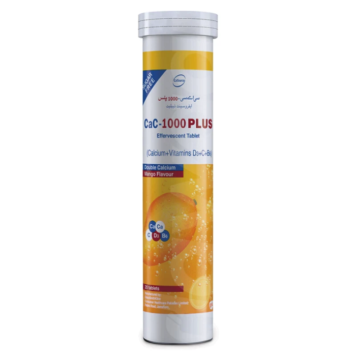Cac 1000 Plus 20s Tablets Mango