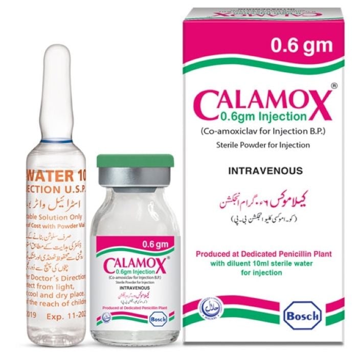 Calamox Inj 0.6g 600mg