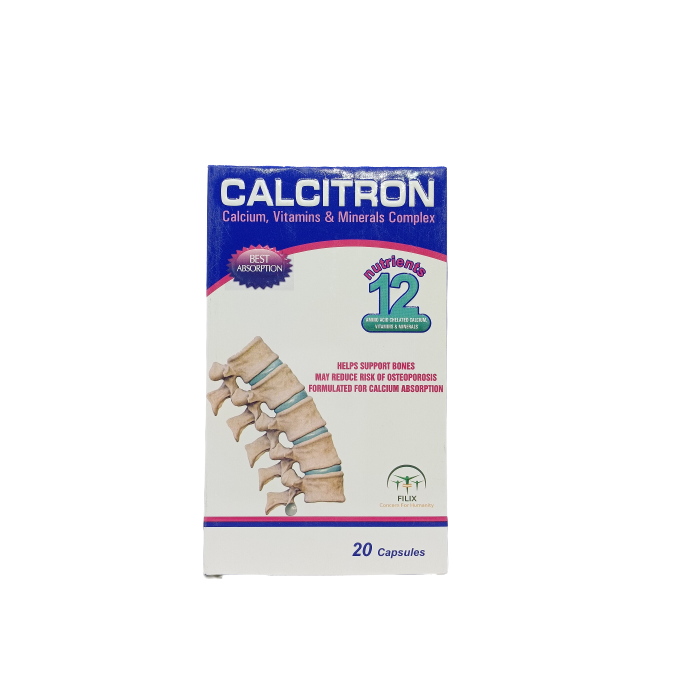 Calcitron Capsules 20s