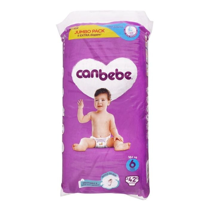Canbebe Diapers Jumbo Pack No 6 42pcs