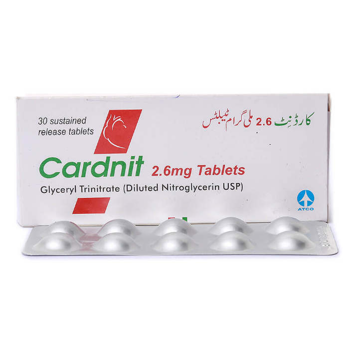 Cardnit 2.6mg Tablets (30s)