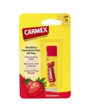 Carmex lip balm strawberry 4.25gm stick
