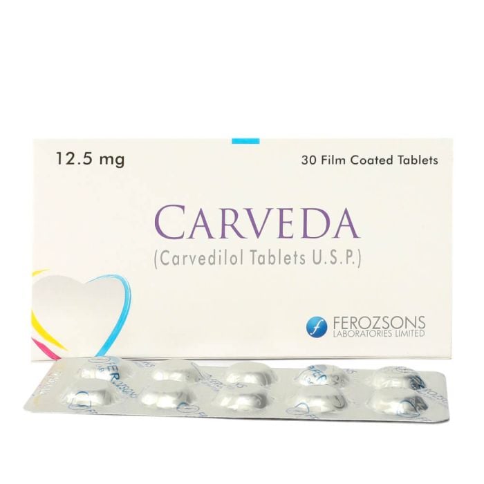 Carveda 12.5mg Tablets