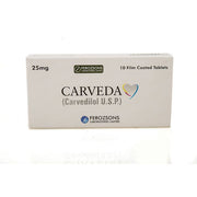 Carveda 25mg Tablets