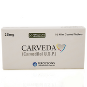 Carveda 25mg Tablets (10s)
