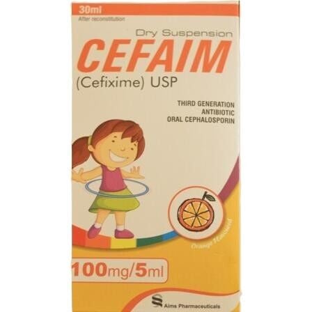 Cefaim Syrup 100mg 30ml