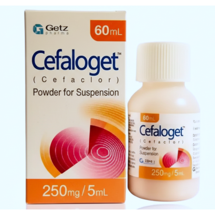 Cefaloget 250mg/5ml Suspension 60ml